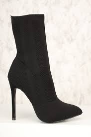 Blondo women's heeled bootie fashion boot, black knit, 12. Parity Knit Heeled Booties Up To 68 Off