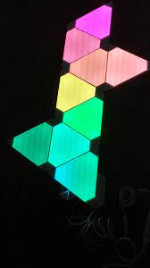 nanoleaf aurora rhythm smarter led light panel kit nebraska furniture mart led lighting bedroom led panel light game room lighting