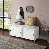 Panget storage bench, white the hallway is the first impression of your home. Buy Storage Benches White Online At Overstock Our Best Living Room Furniture Deals