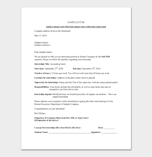 Free download our internship offer letter in doc format! Acceptance Letter Template 9 Samples Examples