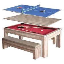 Hathaway Pool Table Combo Set 7 Ft Bg2535p Pool Table Dining Table Pool Table Room Pool Table