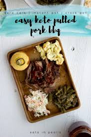 Michael symon demonstrates how to make a roasted pork shoulder that is both tender and delicious. Easy Keto Pulled Pork Instant Pot And Crock Pot Keto In Pearls