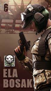Rainbow Six Siege Ela Bosak Rainbowsix Sixsiege R6 Ela Wallpaper Fanart Oyun Duvar Kagitlari