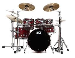 Dw Collector S Series Purpleheart Lacquer 7 Piece Shell Pack Gloss Natural With Nickel Hardware Drum Kits Dw Drums Nickel Hardware