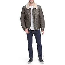 Levi S Quilted Lined Trucker Jackets Sherpa Lined Men