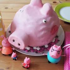 Peppa Wutz Geburtstag Mit Peppa Wutz Kuchen Diy Einladungen
