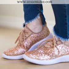 Free shipping both ways on sneakers & athletic shoes, gold, men from our vast selection of styles. Rose Gold Sparkle Sneakers B5fb3b