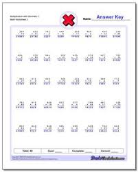 Decimal addition worksheets include addition of two or three decimals either in column or horizontal form with different place values. Multiplication Worksheets Multiplication With Decimals