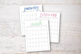Cute 2021 printable blank calendars 2021 year calendar is the latest worksheet that you can find. Simple And Pretty Free Printable 2021 And 2022 Calendars Lovely Etc