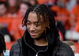 Judah Mintz, a 6-foot-3 combo guard Syracuse is recruiting, watched the  Orange play Duke