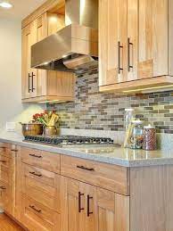 Dark kitchen cabinets are stunning when paired with lighter design elements such as flooring and countertops. Light Brown Cabinets Contemporary Kitchen Birch Cabinet Design Pictures Remodel Decor And Ideas White Kitchen Design Kitchen Cabinet Design Kitchen Renovation