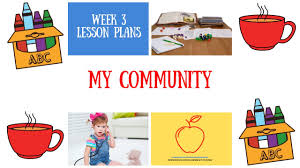 The arts and crafts (also known a. My Community Preschool Activity Plans Youtube