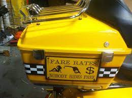 Taxi Bike Artwork Custom Paint By Wayne S Body Shop Bike Artwork Motorcycle Paint Jobs Motorcycle Art
