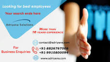 Adriyana Solutions Pvt Ltd - Looking for best employees? Your ...