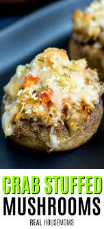 Award winning crab stuffed mushrooms / bring the spirit of bourbon street to your gathering with this modern take on a rice pilaf with. Crab Stuffed Mushrooms Real Housemoms