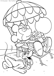 Disney Character Coloring Pages Mickey Coloring Pages Summer Coloring Pages Mickey Mouse Coloring Pages