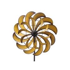 Moulin à vent en bois vent spinner roues à roulettes maison jardin cour décoration enfants jouets nouveau may07 livraison directe. L Heritier Du Temps Grand Mobile Pic Tuteur De Jardin Eolienne Moulin A Vent Double Helices En Fer Couleur Jaune 59x228cm Decoration D Exterieur Achat Prix Fnac
