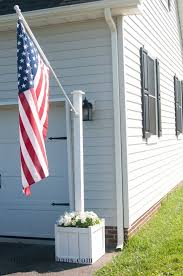 Flag Pole Planter Diy Flag Pole Landscaping Front Yard Diy Planters