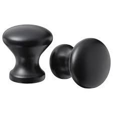 Upgrade your kitchen cabinets and drawers with kitchen knobs, handles and pulls available in various styles. Eneryda Black Knob 20 Mm Ikea