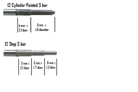 Cerec Bur Dimensions For Step Bur 12 Step Bur 12s And