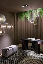 A Domestic Atmosphere Open To New Horizons From The Mediterranean To Brazil And The Nordic Countries Baxter At Salone Del Mobile Glass Ceiling Lamps Glass Ceiling Baxter Design