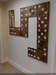 Set Of 7 21 Giant Dominoes Large Wooden Domino Large Wood Wall Art Domino Wall Sign Game Room In 2021 Large Wood Wall Art Wooden Wall Art Decor Wooden Wall Art