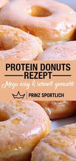 Protein Donuts Die Extra Portion Eiweiss Als Dessert Getarnt Rezept Rezepte Lebensmittel Essen Fitness Lebensmittel