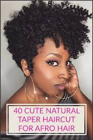 Tapered Natural Hairstyles Is Perfect For Women Who Want A Short Style With Options Long Sections Thro Tapered Haircut For Women Afro Hairstyles Taper Haircut