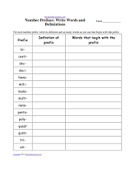 Prefixes And Suffixes Enchanted Learning