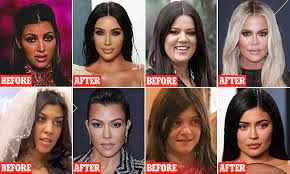 The changing shape of khloe kardashian's derriere: Keeping Up With The Faces How Kim Khloe Kylie And The Rest Have Changed Since Season One Daily Mail Online