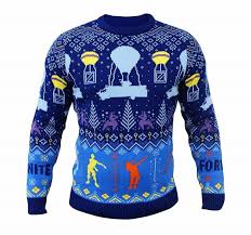 Epic games launched its fortnite merch store, retail row, on december 19, 2018, that included the durr burger onesie that went on to sell out. Epic Games Fortnite Official Christmas Xmas Jumper Sweater M Adult