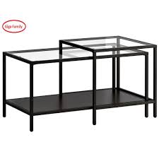 Maybe you would like to learn more about one of these? I K E A Vittsjo Vittsjo Nest Of Tables Set Of 2 Coffee Table Glass Black White Shopee Malaysia