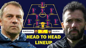🚨 Barcelona Vs Valencia: Head To Head Starting Lineup (4-2-3-1) 🔥 La Liga  24/25