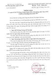 Nhân dịp mừng ngày giải phóng miền nam 30/4 và ngày quốc tế lao động 01/5, công ty cp thiết bị thông minh tis việt nam trân trọng thông báo ngày giải phóng miền nam 30/4 và ngày quốc tế lao động 01/5: Thong Bao Nghá»‰ Lá»… Giá»— Tá»• Hung VÆ°Æ¡ng Mung 10 3 Giáº£i Phong Miá»n Nam 30 4 Va Quá»'c Táº¿ Lao Ä'á»™ng 01 5 NÄƒm 2021 Thong Bao Má»›i TrÆ°á»ng Ä'áº¡i Há»c Nam Cáº§n ThÆ¡