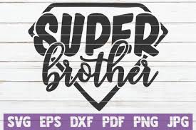 Download Super Brother Cut File Graphic By Mintymarshmallows Creative Fabrica SVG Cut Files