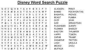 Best quality word searches on the internet! 15 Free Disney Word Searches Kittybabylove Com