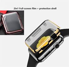 Full Screen Protective Film For Apple Watch Series 1 Full Body Film For Apple Watch Transparent Protective Film Apple Watch Case Apple Watch Space Grey