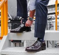 STEEL TOE EXECUTIVE SHOE CEO BROWN