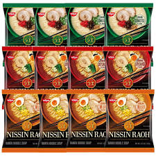 Here is exactly how i make the ramen: Buy Nissin Raoh Ramen Variety Packs Noodle Soup Tonkotsu Soy Sauce And Miso Forks Included Pack Of 12 Online In Vietnam B07w5yz3lg
