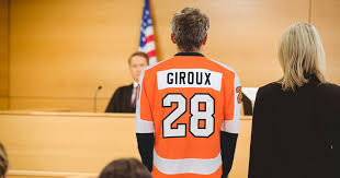 Flyers jersey inspired by many cc cakes Finest Flyers Jersey Worn To Arraignment