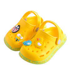 Comprar Sapatos Infantis Kids Sandals Baby Girls Boys Crocs Shoes Kids Garden Shoes Animal Charm Summer Beach Slippers Soft Toddler Prewalker Non Slip