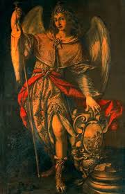 Raphael, in the bible, one of the archangels. Arcangel San Miguel Valdes Leal Escuela Espanola S Xvi Y Xvii Archangel Raphael Archangels Catholic Archangels