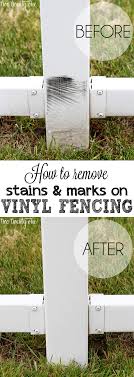 In most cases, a pressure washer with an adjustable hose nozzle will have enough pressure to get the water and detergent mix to the top of the first floor. Backyard Clean Up Cleaning Painted Walls Vinyl Railing Vinyl Fence
