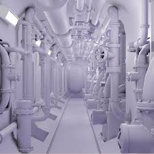 Submarine Corridor And Water Pipes Collection 3d Model And Object For City Modelling 3d 3dmodel 3ddesign Corrider I Water Pipes Blender Blender Tutorial