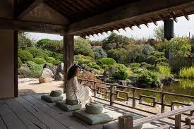 It S Mid Week And Always A Good Time For Reflection A Time Meant To Sit With Ourselves A Time Meant To Hold Space For Eve Meditation Garden Yoga Garden Patio
