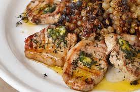 Maybe you would like to learn more about one of these? Pork Loin Chops With Thyme Oil And Roasted Grapes On The Vine The Splendid Table