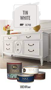 Give Old Furniture A New Style With A Little Help From Behr Chalk Style Paint In Tin White Just Take This Upcycle Upcycle Dresser Redo Furniture Diy Furniture
