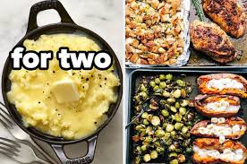 They mix sweet and savory, aren't afraid of a little spice, and really know what they're doing when it comes to meat. Thanksgiving Recipes For Two People Mains Sides Desserts