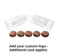 Macaron Boxes - Small White with Window (6 Macarons) 50 or 250 pieces