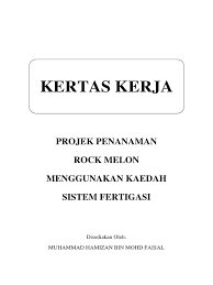 To connect with kertas kerja, sign up for facebook today. Kertas Kerja Mizan Melon